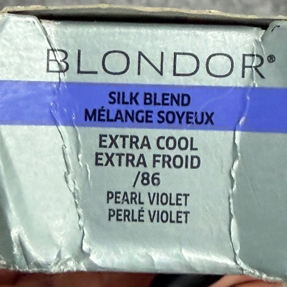 Wella Blondor Base Breaker Extra Cool Pearl Violet /86 Permanent Hair Color 2oz